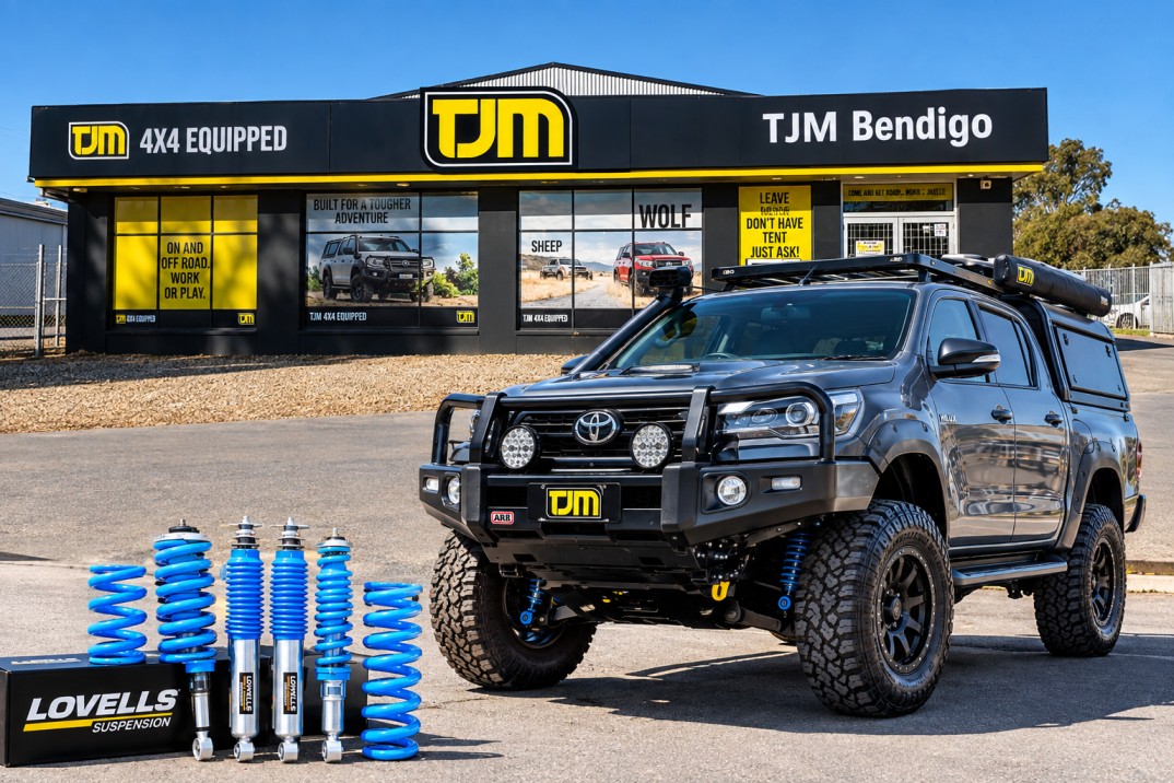 Lovells suspension Bendigo 4WD upgrade